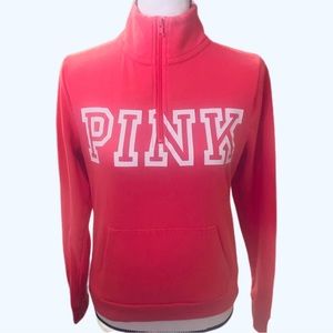 PINK Victoria’s Secret Mid-Zip Hoodie